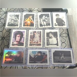 💜3/$20💜 10 Bruce Lee Dragon 2024 Silver Chrome Refractor Movie Cards WORTH $100